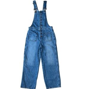 BCBGeneration wide leg denim overalls size xxs